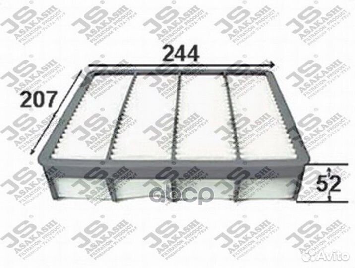 Фильтр воздушный A173J JS Asakashi