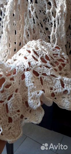 Салфетка вязаная вручную ажурная (под заказ)