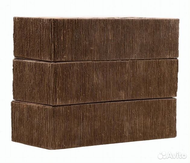 Кирпич лицевой коричневый