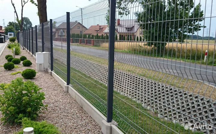 Забор металлический профессионально под ключ