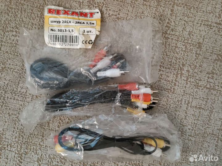 Шнуры аудио и видео