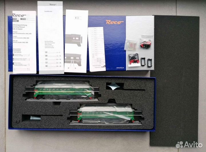 Roco 79795 HO AC Двухсекционный тепловоз 2М62 ржд