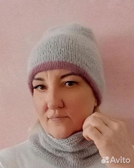 Комплект шапка и снуд