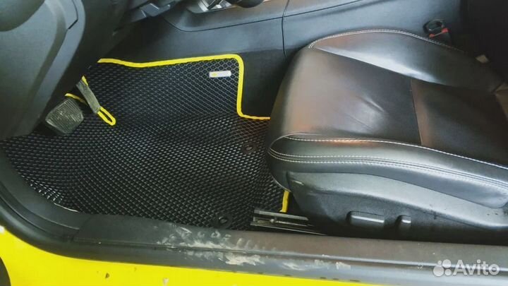 Автоковрик EVA в Ауди А-6 эва 3D с бортами