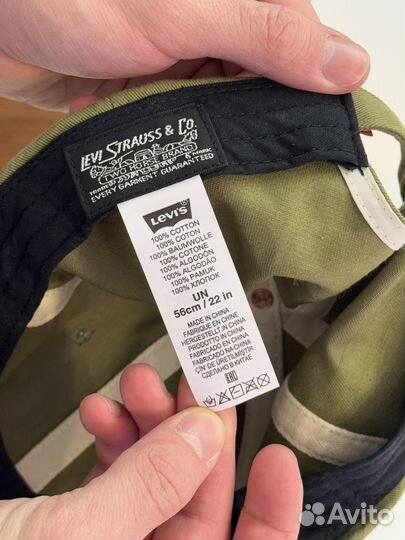 Кепка Levis хаки