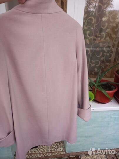 Пальто цвет пудра