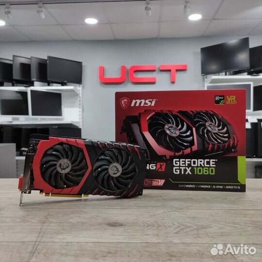 Видеокарта MSI gaming GTX 1060 6GB