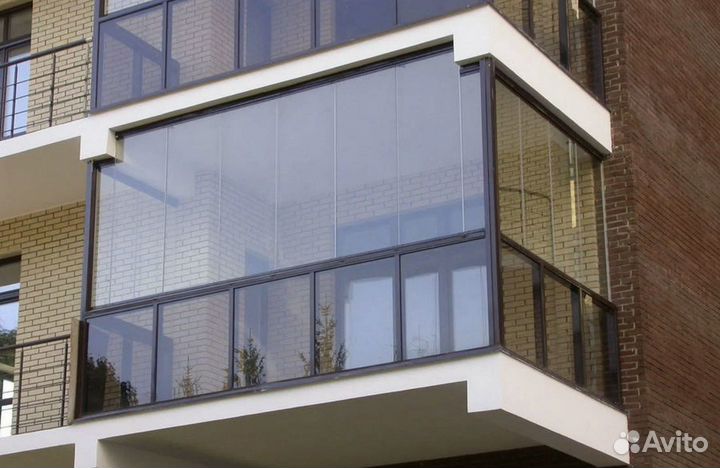 Остекление/утепление балконов, лоджий и террас