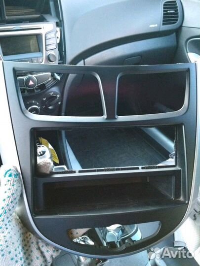 Рамка 1 din, solaris 2013-2017