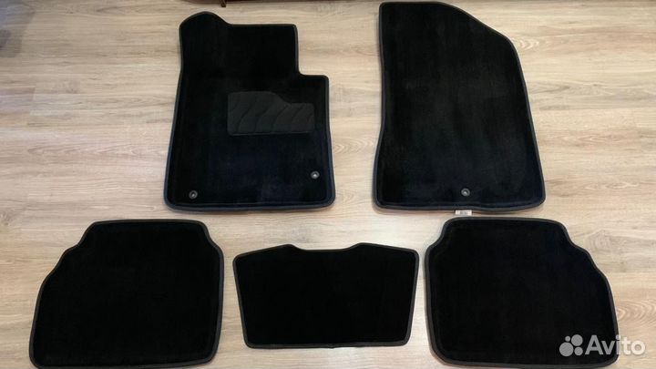 Коврики 3D для Hyundai Sonata viii,KIA K5(ворс)
