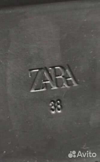 Сапоги Zara кожаные новые