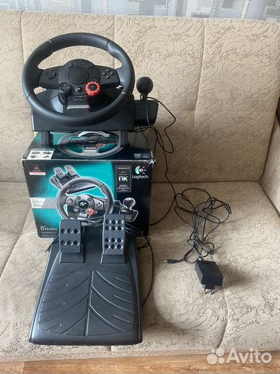 Руль logitech driving force gt