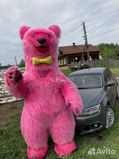 Поздравление от большого мишки