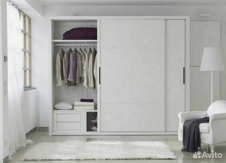 Шкаф купе белый