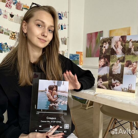 Витраж с фото / Подарок