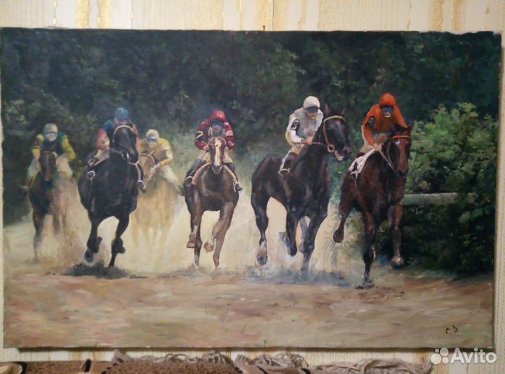 Картина маслом на холсте смотрите больше в профиле