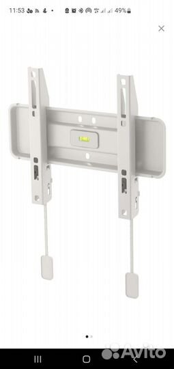 Новый кронштейн Икеа с уровнем