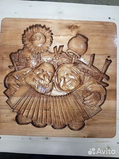 Картина резная