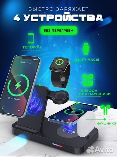 Беспроводная зарядка для телефона iPhone