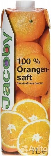 Апельсиновый сок прямого отжима Якоби