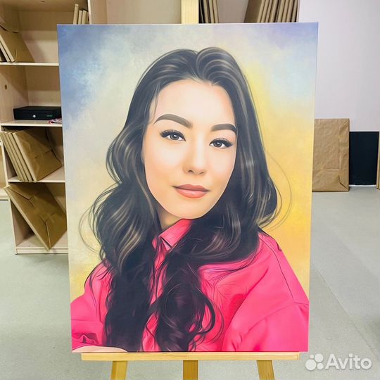 Портрет на холсте по фото