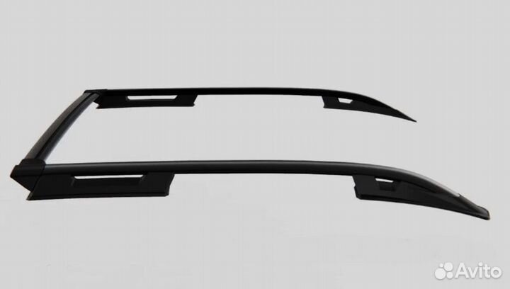 Рейлинги с поперечиной toyota hilux 4-15г черные