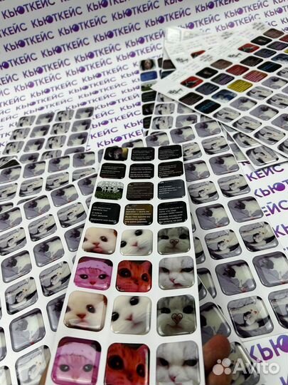 3D стикеры для бизнеса с Вашим дизайном