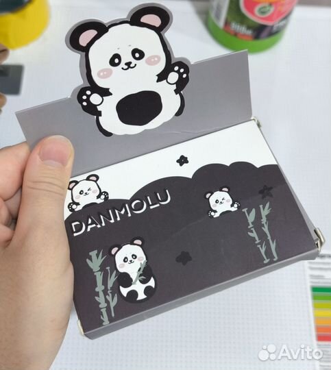 Набор матовых блесков для губ с пандами