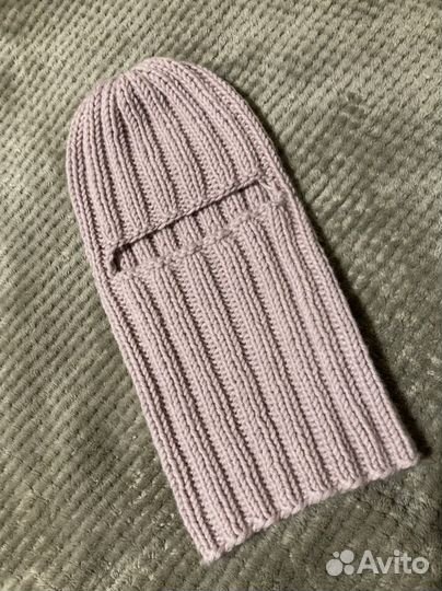 Шапка балаклава вязаная