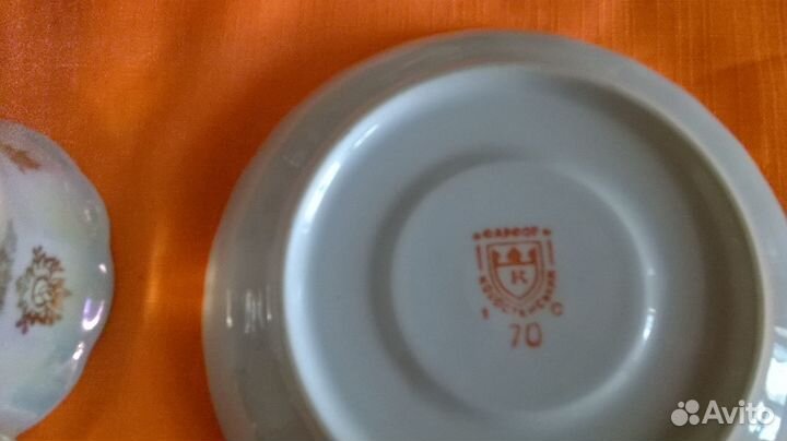 Сервиз, ладья хрустальная