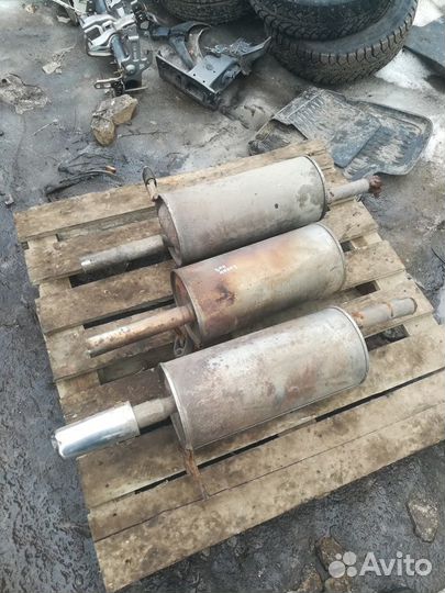 Глушитель задняя часть Renault Logan