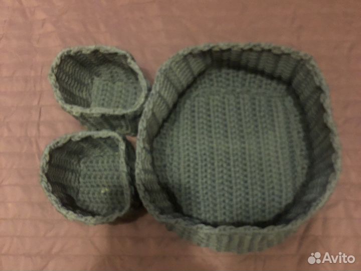 Корзинка вязанная