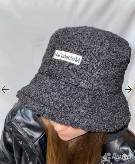 Шапка, панама, шляпа меховая женская