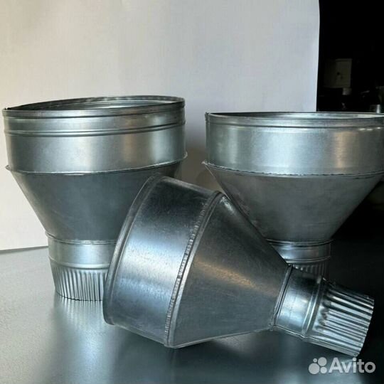 Воронка водосточная из оцинкованной стали 100