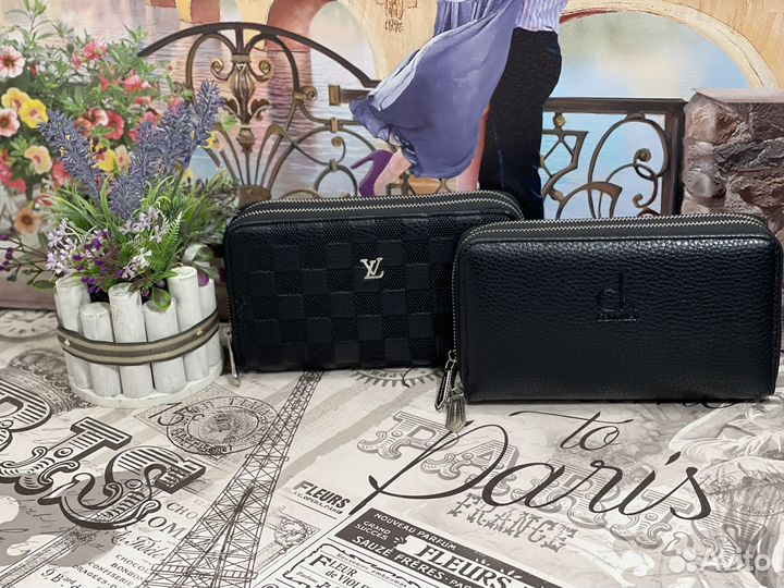 Портмоне мужское Calvin Kleiv,Louis Vuitton