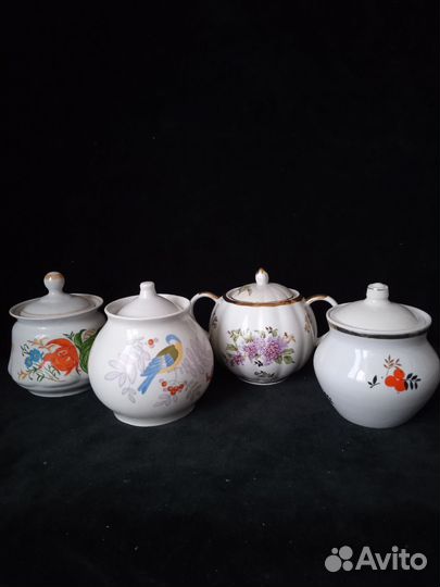 Фарфор СССР сахарницы, молочники