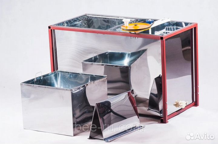 Стол-медогонка 3-рам оборотн. (Корпус нрж, ротор к