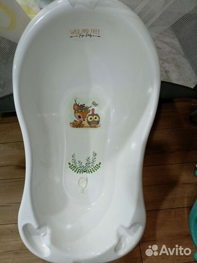 Ванночка для купания с горкой