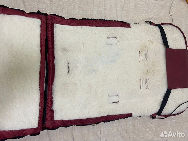 Зимний конверт в прогулочную коляску