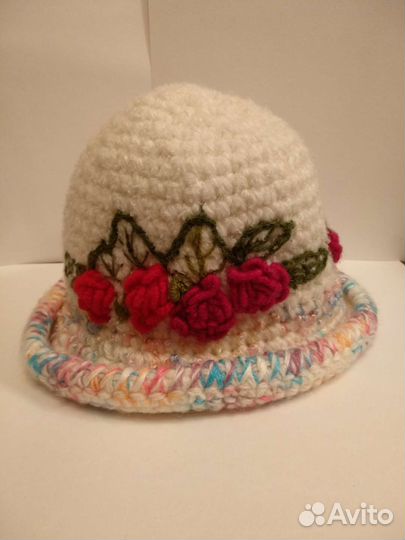 Шапка - Шляпка ажурная