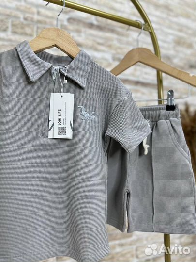 Костюм вафельный новый zara