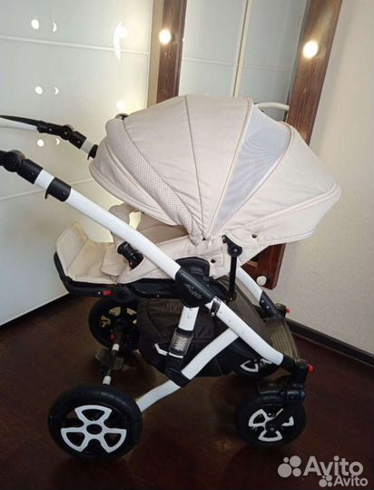 Коляска Adamex 3в1 с автолюлькой 0+