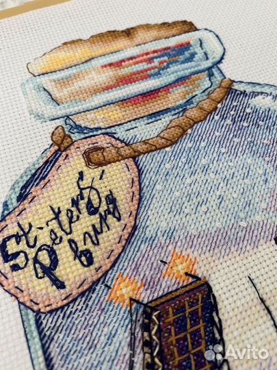 Готовая вышивка крестом 