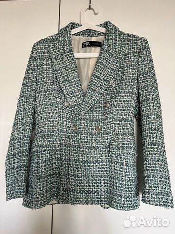 Твидовый жакет/пиджак Zara