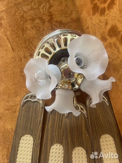 Люстра потолочная бу с вентилятором