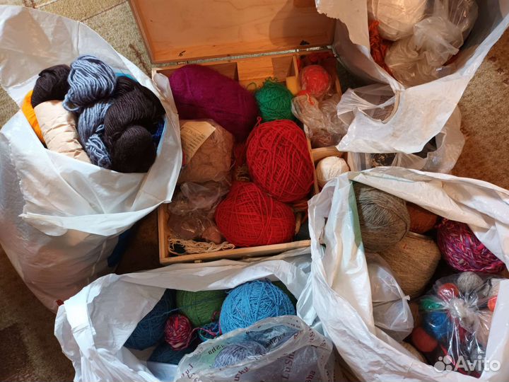 Пряжа для вязания пакетом