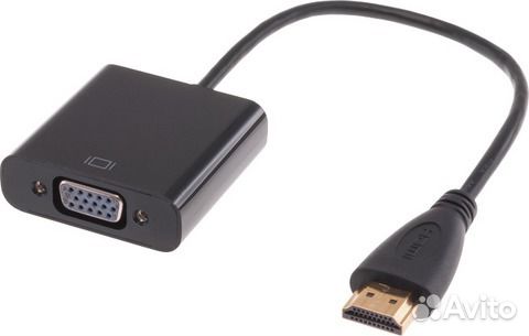 Конвертер hdmi VGA, переходник hdmi на VGA