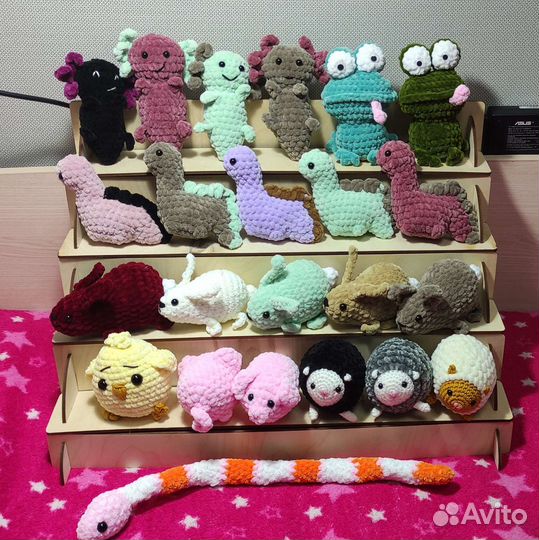 Вязаные игрушки небольшие