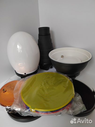 Комплект насадок для накамерных вспышек