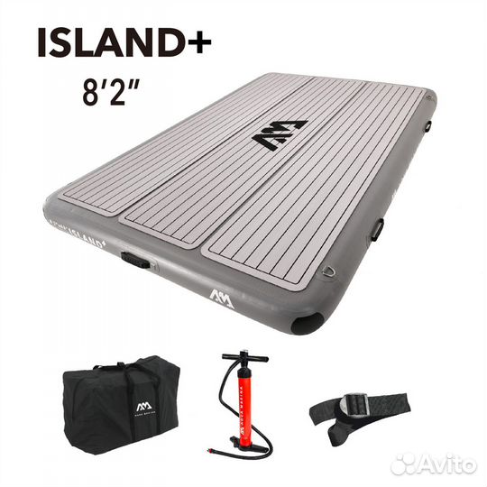 Водяная платформа надувная Aqua Marina island+